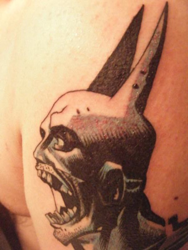 Zombie Batman Tattoo I designed. By Rick on Aug 19 2009